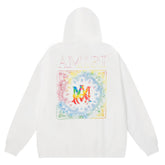 AMIRI Logo Print Cotton Pullover Hoodie